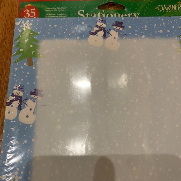 Garner Computer Paper Envelopes CHRISTMAS SNOWMAN - Picture 2 of 6